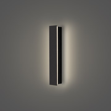 Brilagi - Aplique de parede LED para exterior LINEAR LED/8W/230V 4000K IP65 30 cm preto