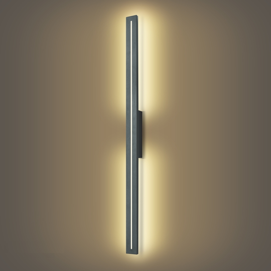 Brilagi - Aplique de parede LED para exterior LINEO LED/24W/230V 3000K IP65 100 cm antracite