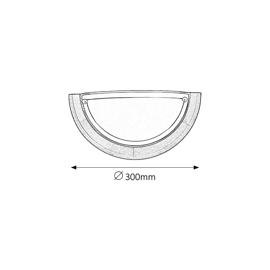 Brilagi - Aplique de parede ORBIS 1xE27/60W/230V 30 cm pinho/carvalho