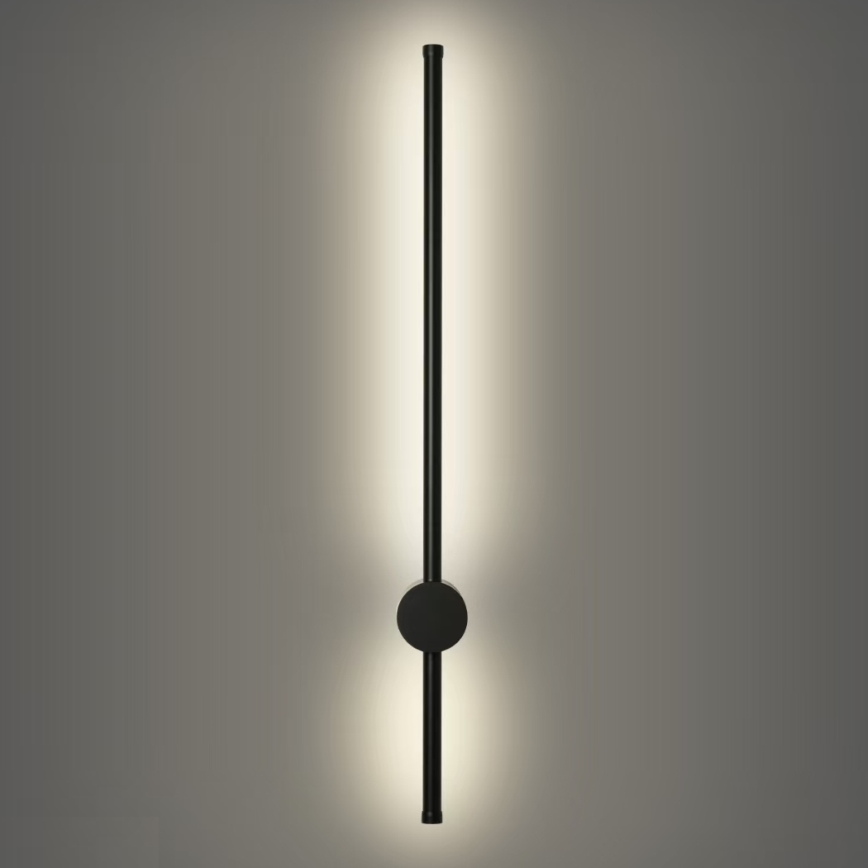 Brilagi - Aplique de parede para exterior AURA LED/12W/230V 4000K IP54 65 cm preto