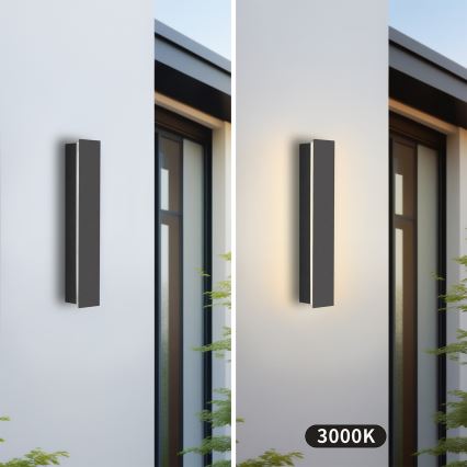 Brilagi - Aplique de parede para exterior LINEAR LED/8W/230V 3000K IP65 30 cm antracite CRI 90