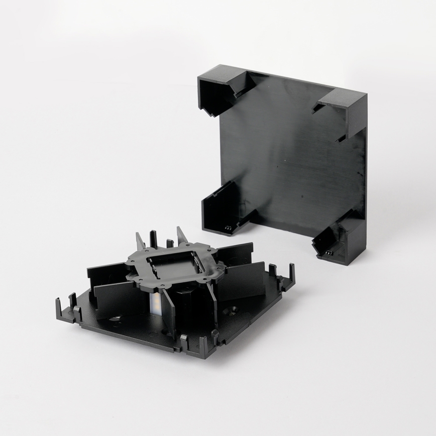 Brilagi - aplique de parede para exterior QUADRAY LED/4W/230V preto IP65