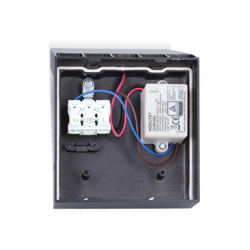 Brilagi - Aplique de parede para exterior RIANO LED/8W/230V antracite IP65