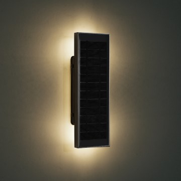 Brilagi - Aplique de parede solar LED dimerizável SUN LED/2,5W/230V 30 cm 2000 mAh IP44