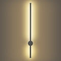 Brilagi - Aplique LED de parede para exterior AURA LED/12W/230V 3000K IP54 65 cm antracite