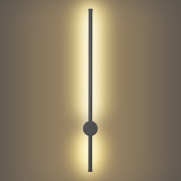 Brilagi - Aplique LED de parede para exterior AURA LED/12W/230V 3000K IP54 65 cm antracite