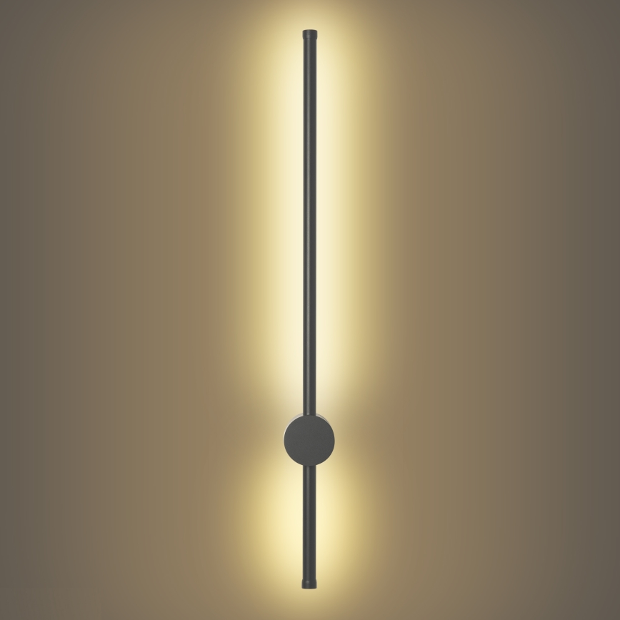 Brilagi - Aplique LED de parede para exterior AURA LED/12W/230V 3000K IP54 65 cm antracite