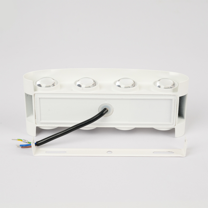 Brilagi - Aplique LED de parede para exterior FLAREBOX LED/8W/230V branco IP65