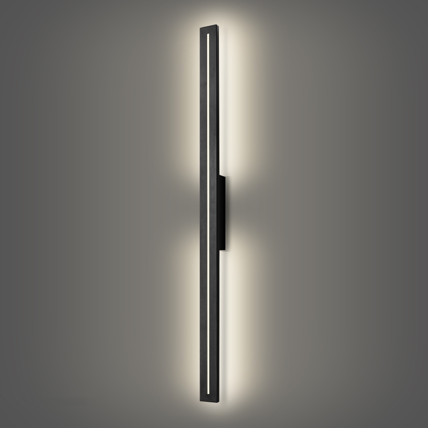 Brilagi - Aplique LED de parede para exterior LINEO LED/24W/230V 4000K IP65 100 cm preto IRC 90