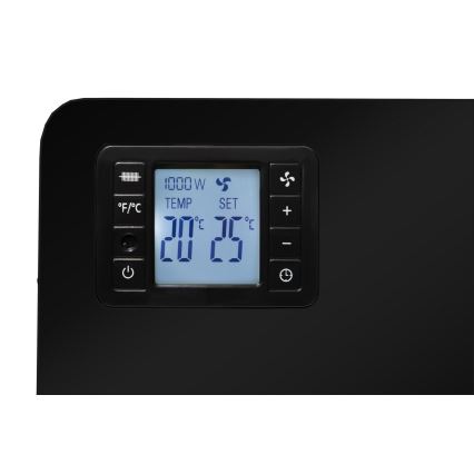 Brilagi - Aquecedor elétrico de convecção 1000/1300/2300W LCD/temporizador/TURBO/termostato + CR