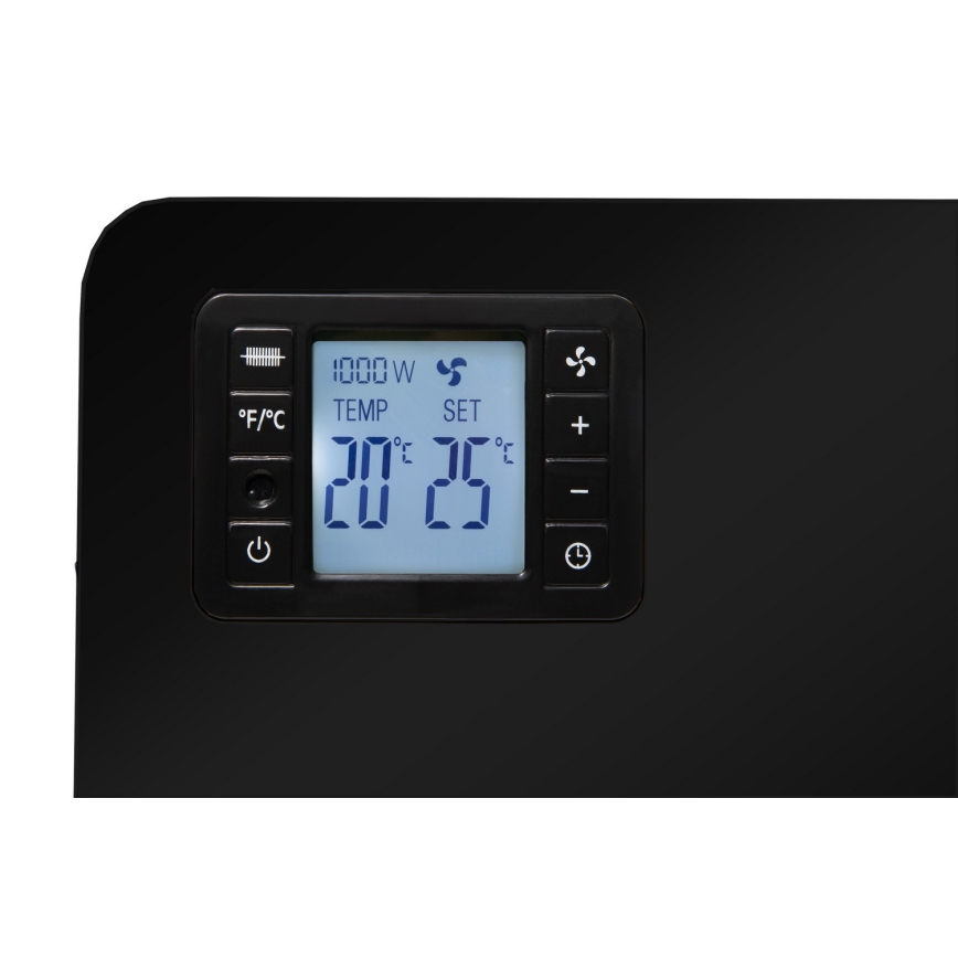 Brilagi - Aquecedor elétrico de convecção 1000/1300/2300W LCD/temporizador/TURBO/termostato + CR