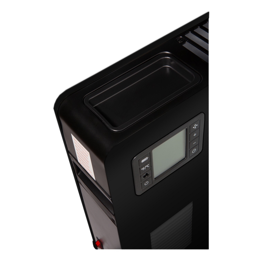 Brilagi - Aquecedor elétrico de convecção 1000/1300/2300W LCD/temporizador/TURBO/termostato + CR