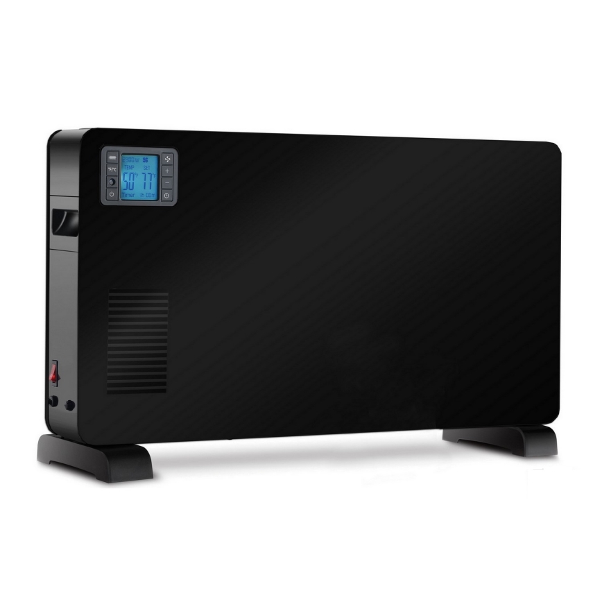 Brilagi - Aquecedor elétrico de convecção 1000/1300/2300W LCD/temporizador/TURBO/termostato + CR