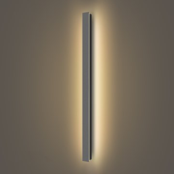 Brilagi - Arandela LED exterior LINEAR LED/22W/230V 3000K IP65 100 cm antracite