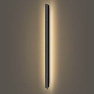 Brilagi - Arandela LED para exterior LINEAR LED/32W/230V 3000K IP65 140 cm preta