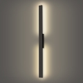 Brilagi - Arandela LED para exterior LUNA LED/24W/230V 4000K IP65 100 cm preta