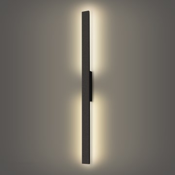 Brilagi - Arandela LED para exterior LUNA LED/24W/230V 4000K IP65 100 cm preta