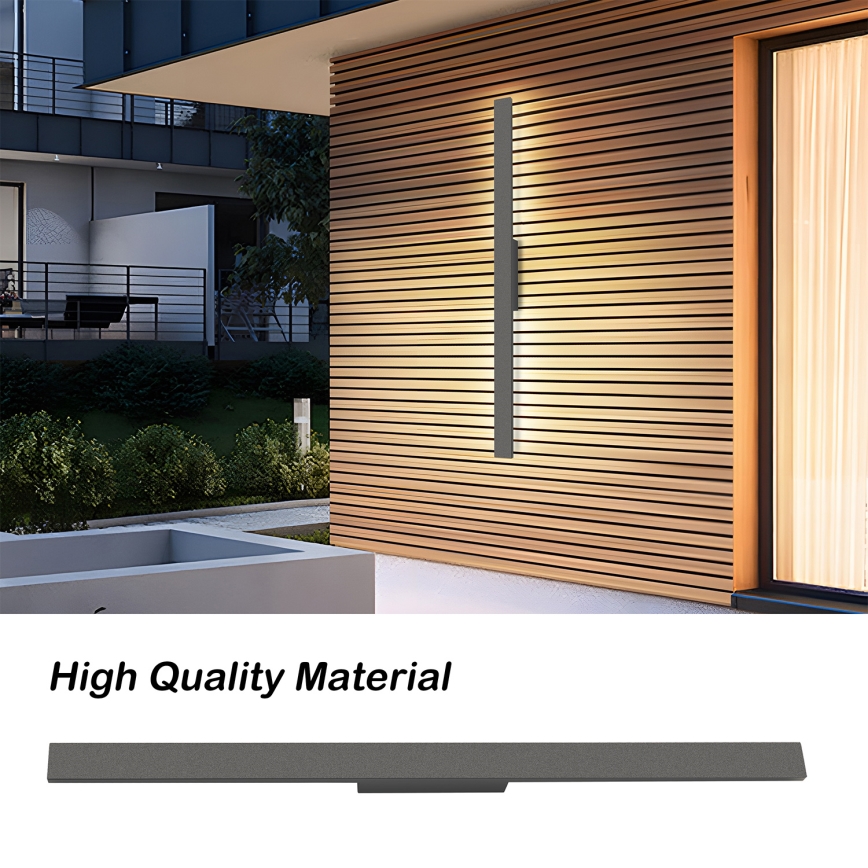 Brilagi - LED Aplique de parede para exterior LUNA LED/24W/230V 4000K IP65 100 cm antracite IRC 90