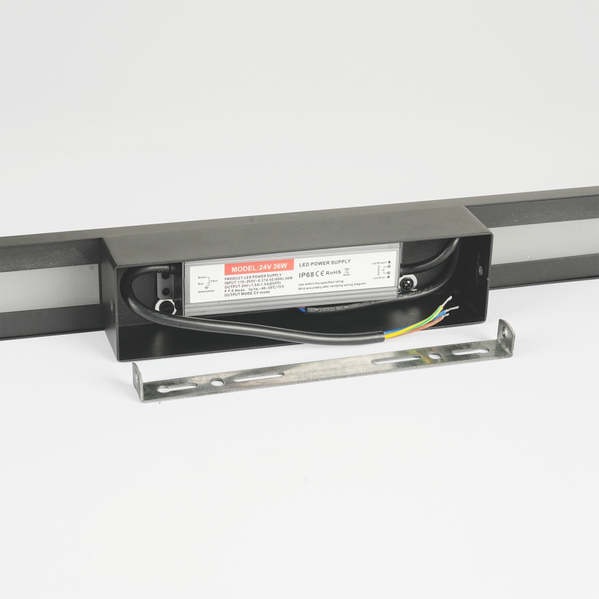 Brilagi - LED Aplique de parede para exterior LUNA LED/24W/230V 4000K IP65 100 cm antracite IRC 90