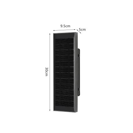 Brilagi - Aplique de parede solar LED dimerizável SUN LED/2,5W/230V 30 cm 2000 mAh IP44