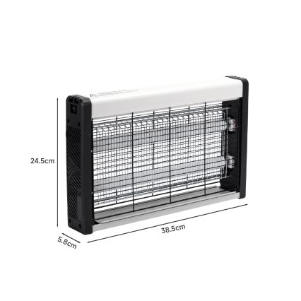 Brilagi - Armadilha elétrica para insetos 2xUV/10W/230V 60 m2