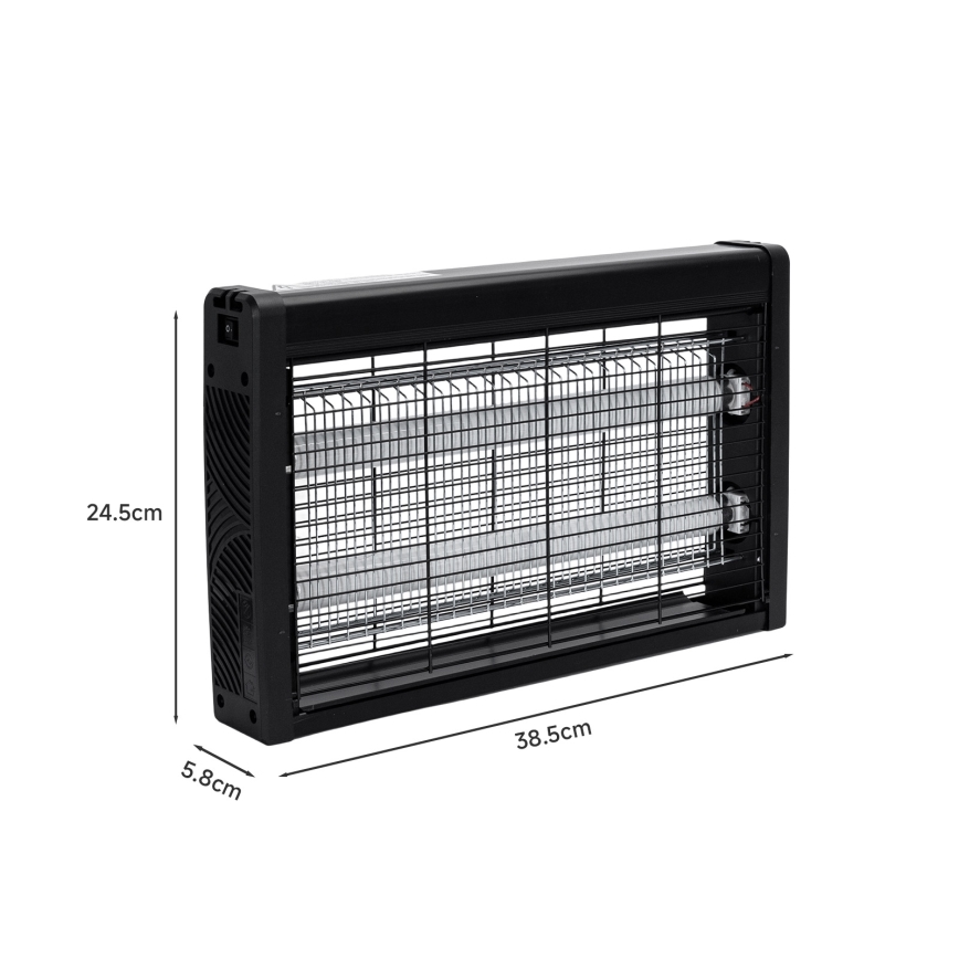 Brilagi - Armadilha elétrica para insetos 2xUV/10W/230V 60 m2