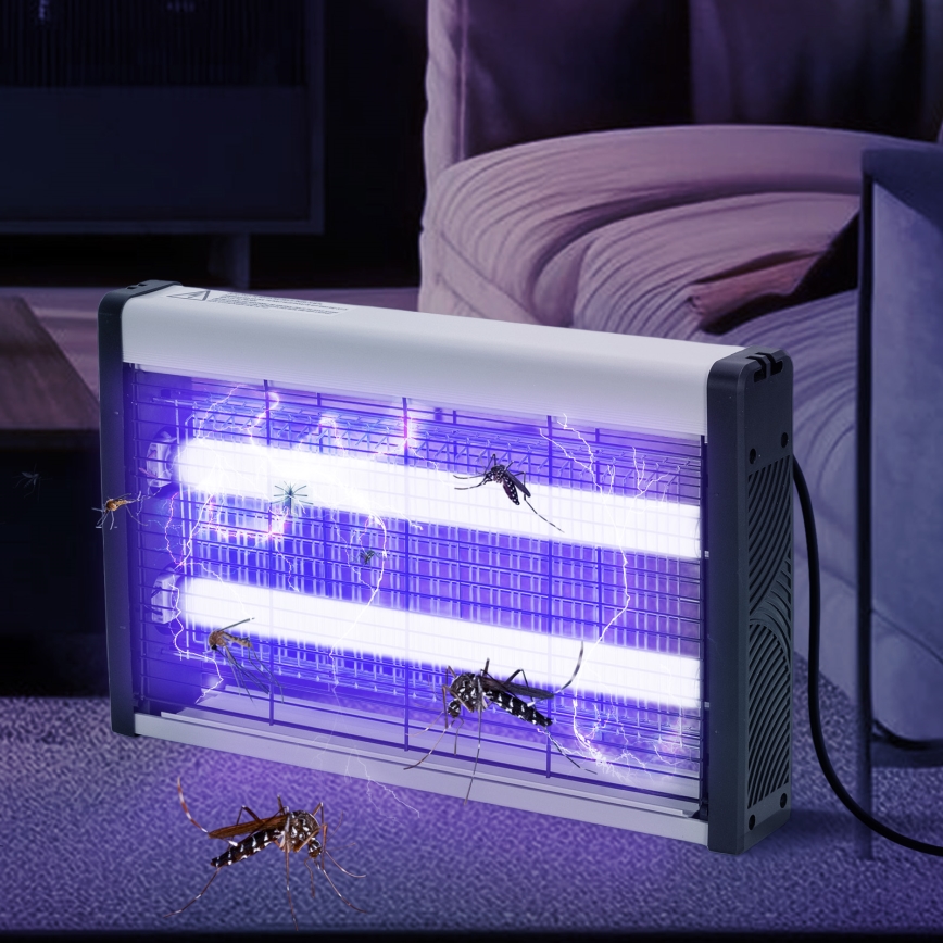 Brilagi - Armadilha elétrica para insetos 2xUV/15W/230V 80 m2