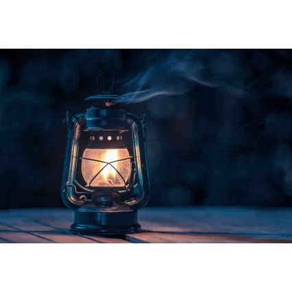 Brilagi - Candeeiro a óleo LANTERN 19 cm azul escuro
