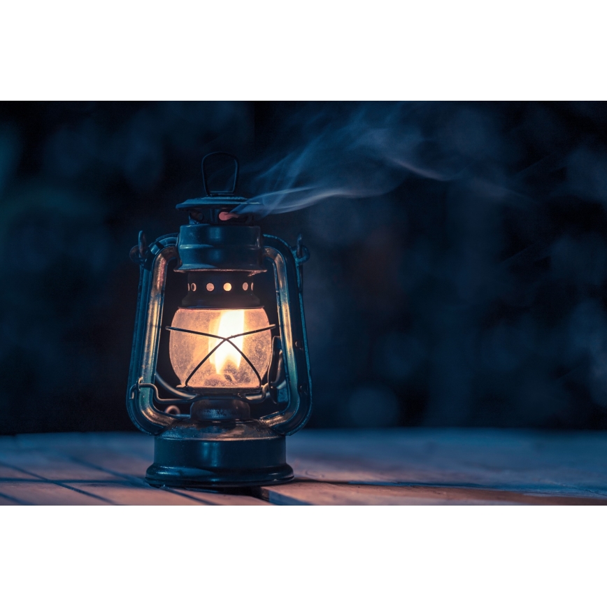 Brilagi - Candeeiro a óleo LANTERN 19 cm azul escuro