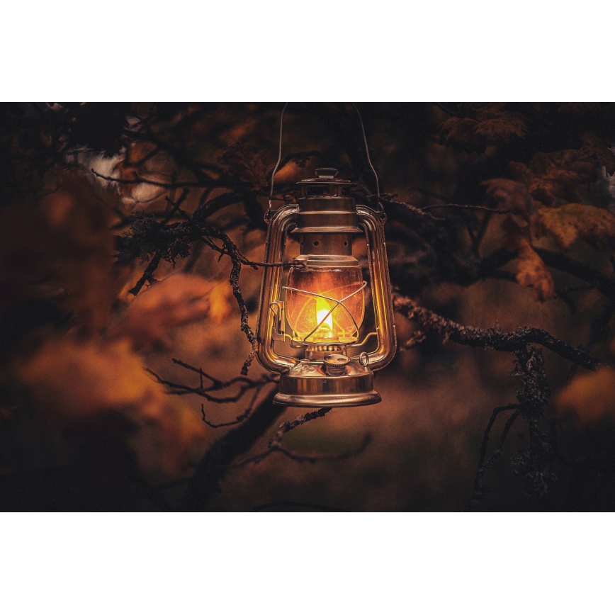 Brilagi - Candeeiro a óleo LANTERN 24,5 cm cobre
