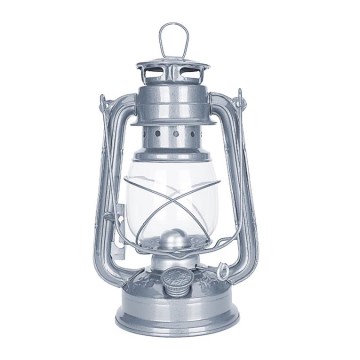 Brilagi - Candeeiro a óleo LANTERN 24,5 cm prateado
