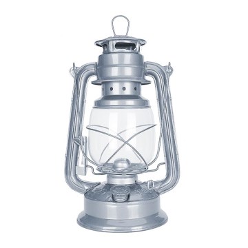 Brilagi - Candeeiro a óleo LANTERN 28 cm prateada
