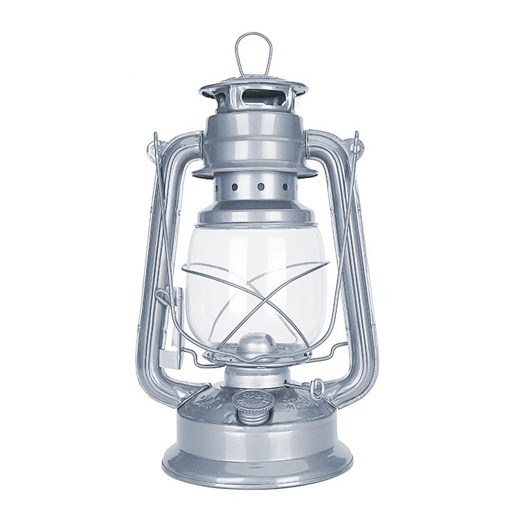 Brilagi - Candeeiro a óleo LANTERN 28 cm prateada