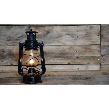 Brilagi - Candeeiro a óleo LANTERN 28 cm preto