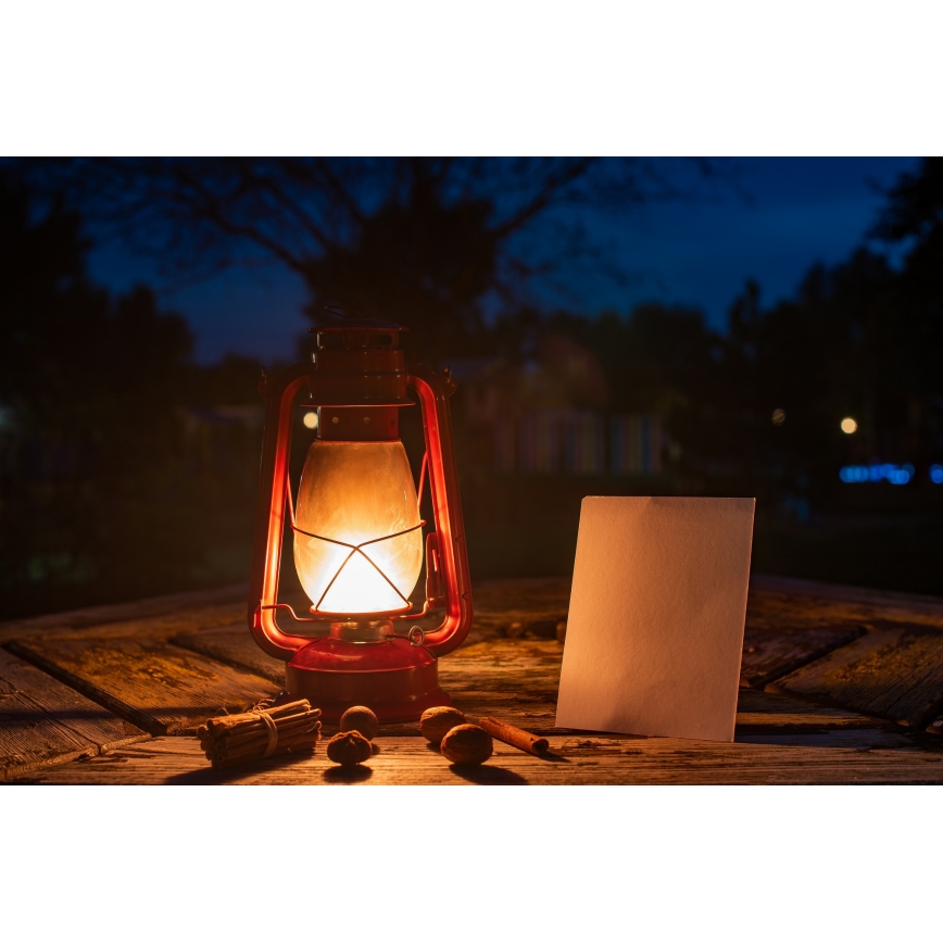 Brilagi - Candeeiro a óleo LANTERN 31 cm vermelho