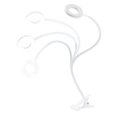 Brilagi - Candeeiro com clipe LED com regulação ORBELA LED/8W/230V 3000/4000/5000K branco