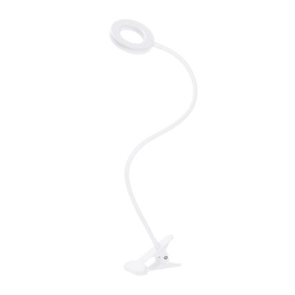 Brilagi - Candeeiro com clipe LED com regulação ORBELA LED/8W/230V 3000/4000/5000K branco