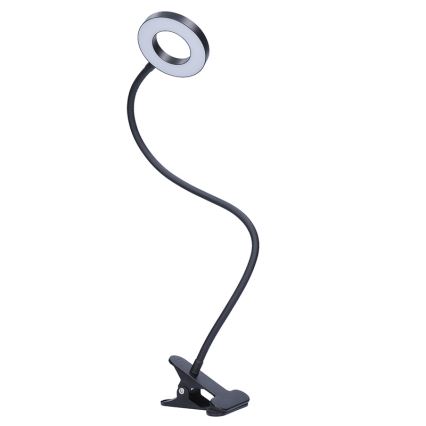 Brilagi -Candeeiro com clipe LED com regulação ORBELA LED/8W/230V 3000/4000/5000K preto