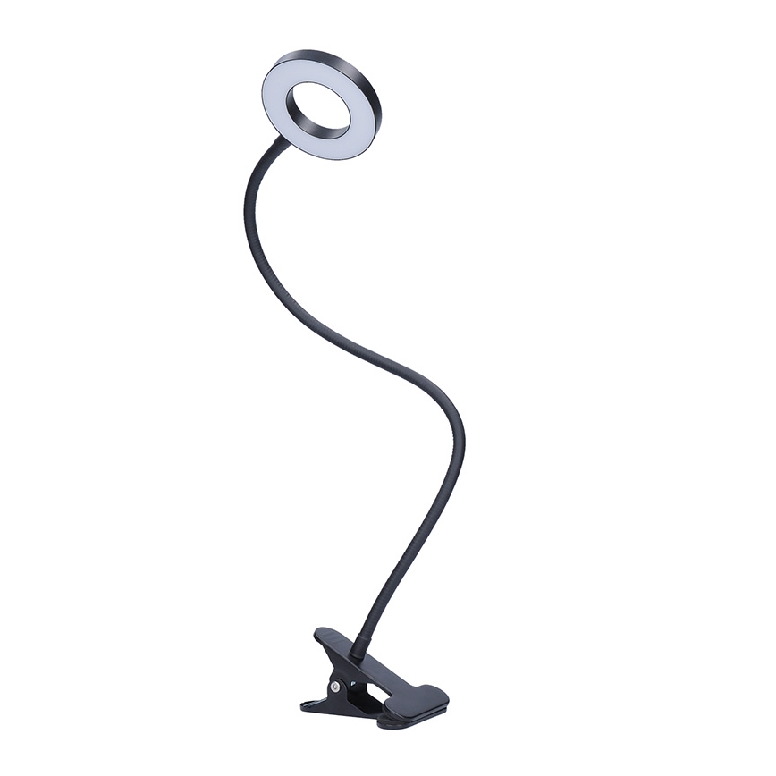 Brilagi -Candeeiro com clipe LED com regulação ORBELA LED/8W/230V 3000/4000/5000K preto
