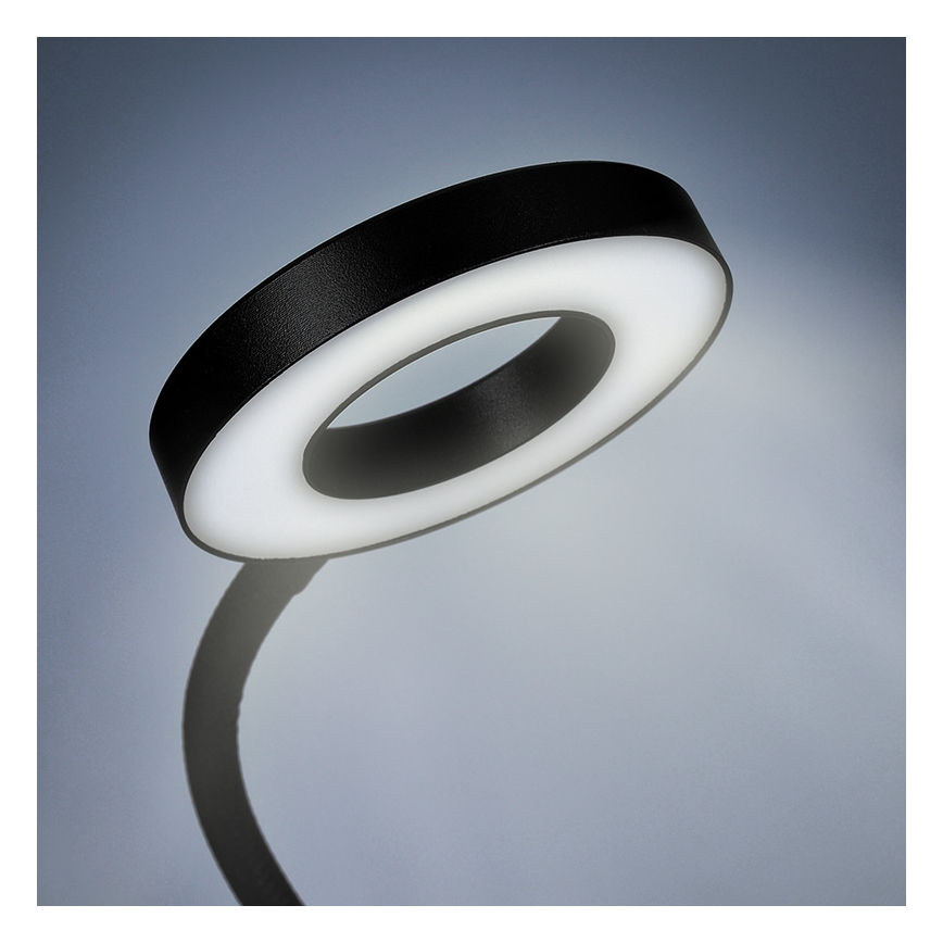 Brilagi -Candeeiro com clipe LED com regulação ORBELA LED/8W/230V 3000/4000/5000K preto