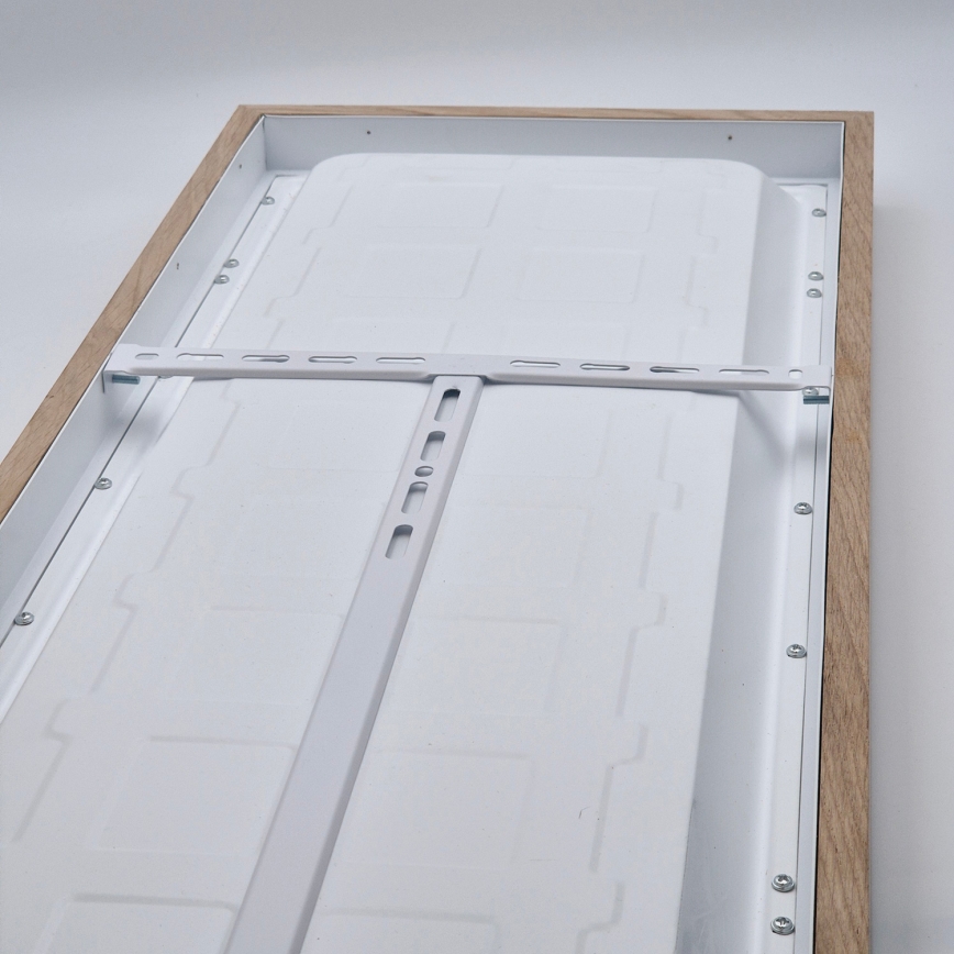 Brilagi - Luminária de teto LED para casa de banho WOODY FRAME LED/50W/230V 120x30 cm IP44 carvalho
