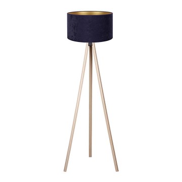 Brilagi - Candeeiro de chão VELVET 1xE27/60W/230V bege/azul
