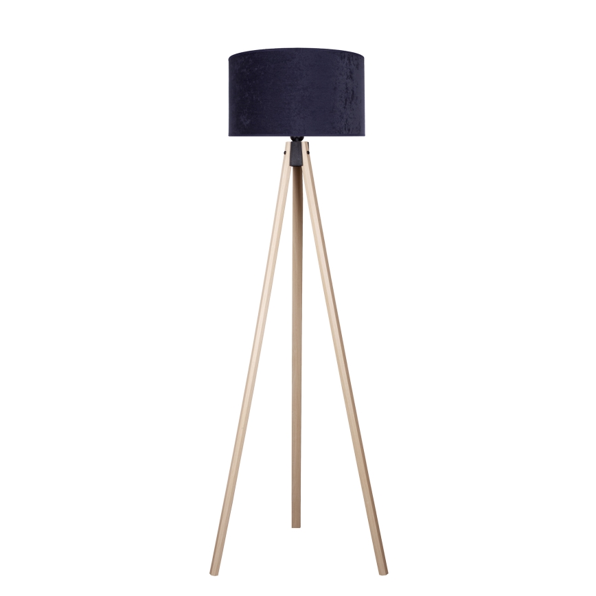Brilagi - Candeeiro de chão VELVET 1xE27/60W/230V bege/azul