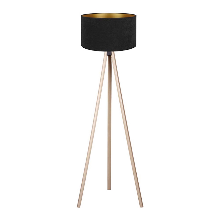 Brilagi - Candeeiro de chão VELVET 1xE27/60W/230V bege/preto