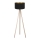 Brilagi - Candeeiro de chão VELVET 1xE27/60W/230V bege/preto