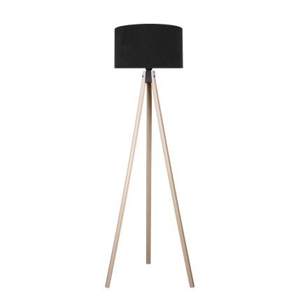 Brilagi - Candeeiro de chão VELVET 1xE27/60W/230V bege/preto