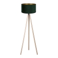 Brilagi - Candeeiro de chão VELVET 1xE27/60W/230V bege/verde