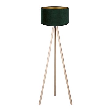 Brilagi - Candeeiro de chão VELVET 1xE27/60W/230V bege/verde