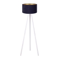 Brilagi - Candeeiro de chão VELVET 1xE27/60W/230V branco/azul