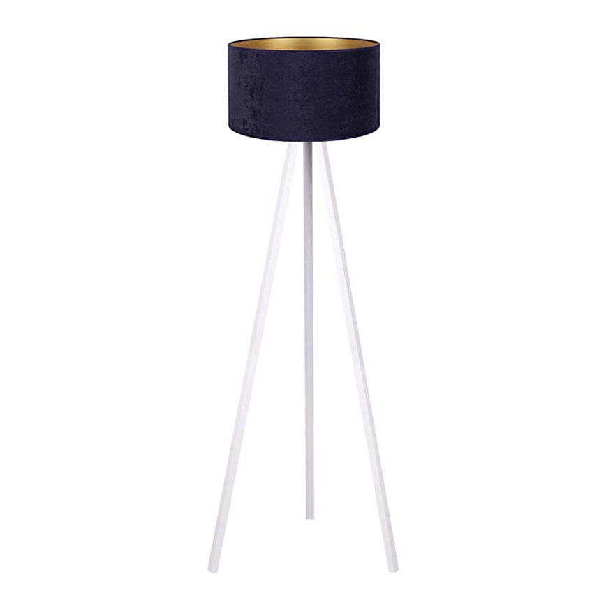 Brilagi - Candeeiro de chão VELVET 1xE27/60W/230V branco/azul